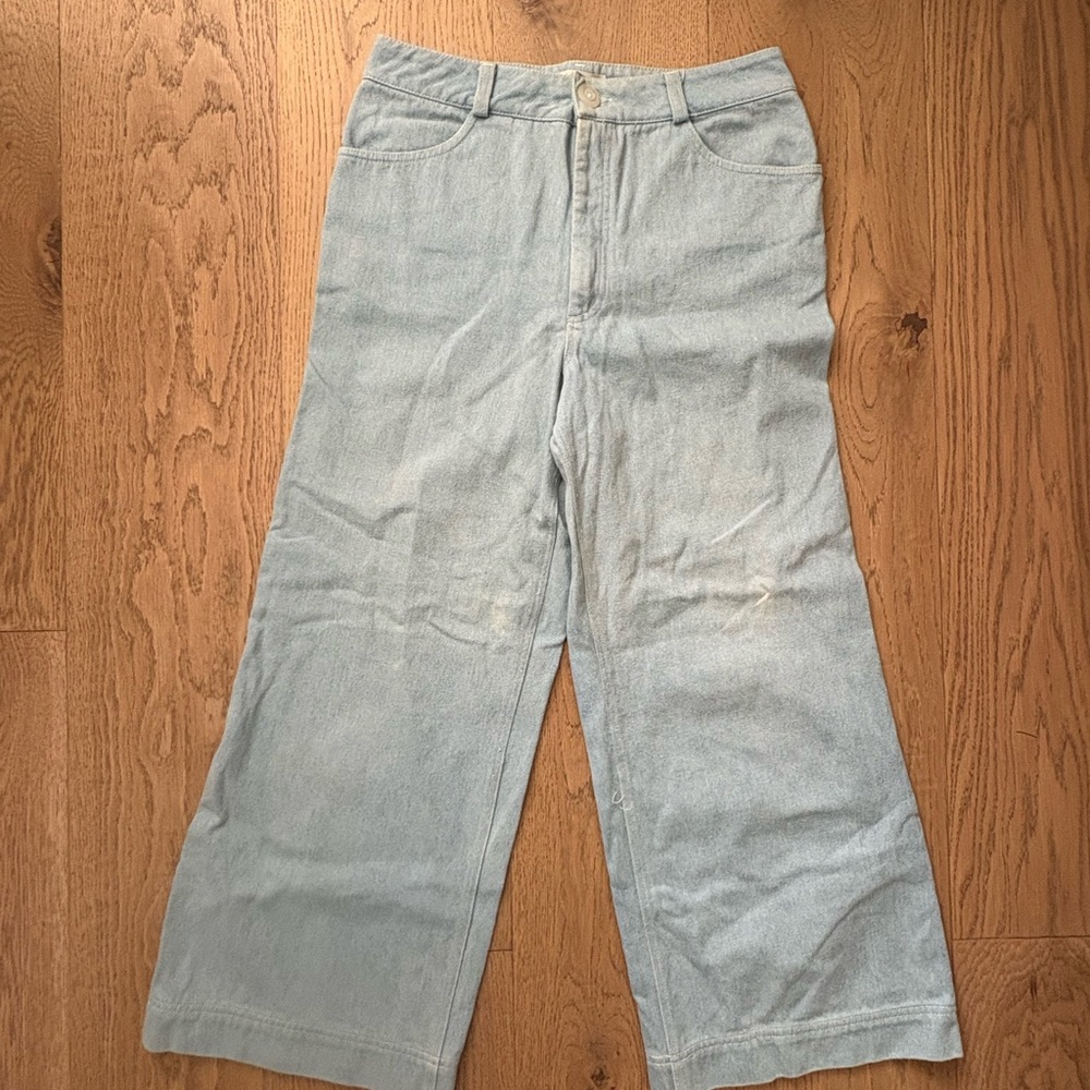 Harly Jae Nico Trousers in washed denim - size large